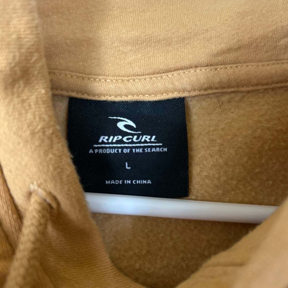 Mustard Rip Curl Sweatshirt - Picture 4 of 4